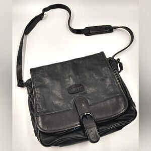Bree Leather Messenger Bag Crossbody Handbag Purse Vintage